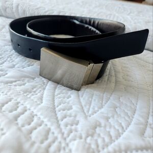 Calvin Klein Black Leather Belt sz 36